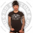 Dragstrip Kustom Girls Checker Wrecker T`shirt